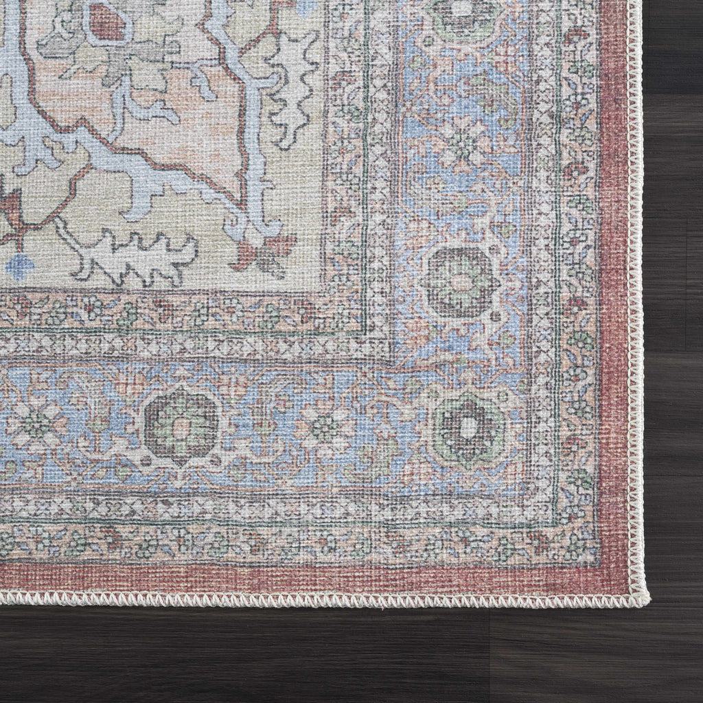 Hauteloom Bagamanoc BAGAM Denim Machine Made Polyester Rug