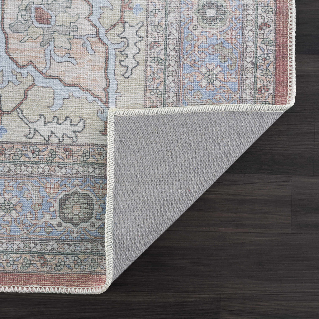 Hauteloom Bagamanoc BAGAM Denim Machine Made Polyester Rug