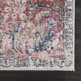 Hauteloom HOLI HOL2303 Burgundy Machine Made Polyester Rug