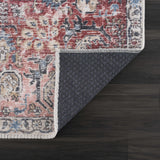 Hauteloom HOLI HOL2303 Burgundy Machine Made Polyester Rug