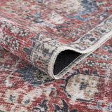 Hauteloom HOLI HOL2303 Burgundy Machine Made Polyester Rug