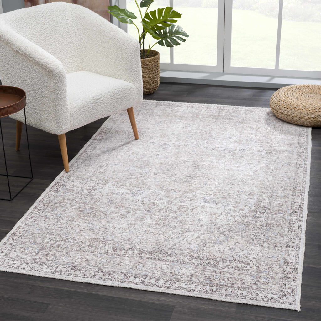 Hauteloom HOLI HOL2301 Beige Machine Made Polyester Rug