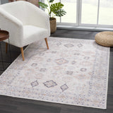 Hauteloom Beckett BCKT Beige Machine Made Polyester Rug