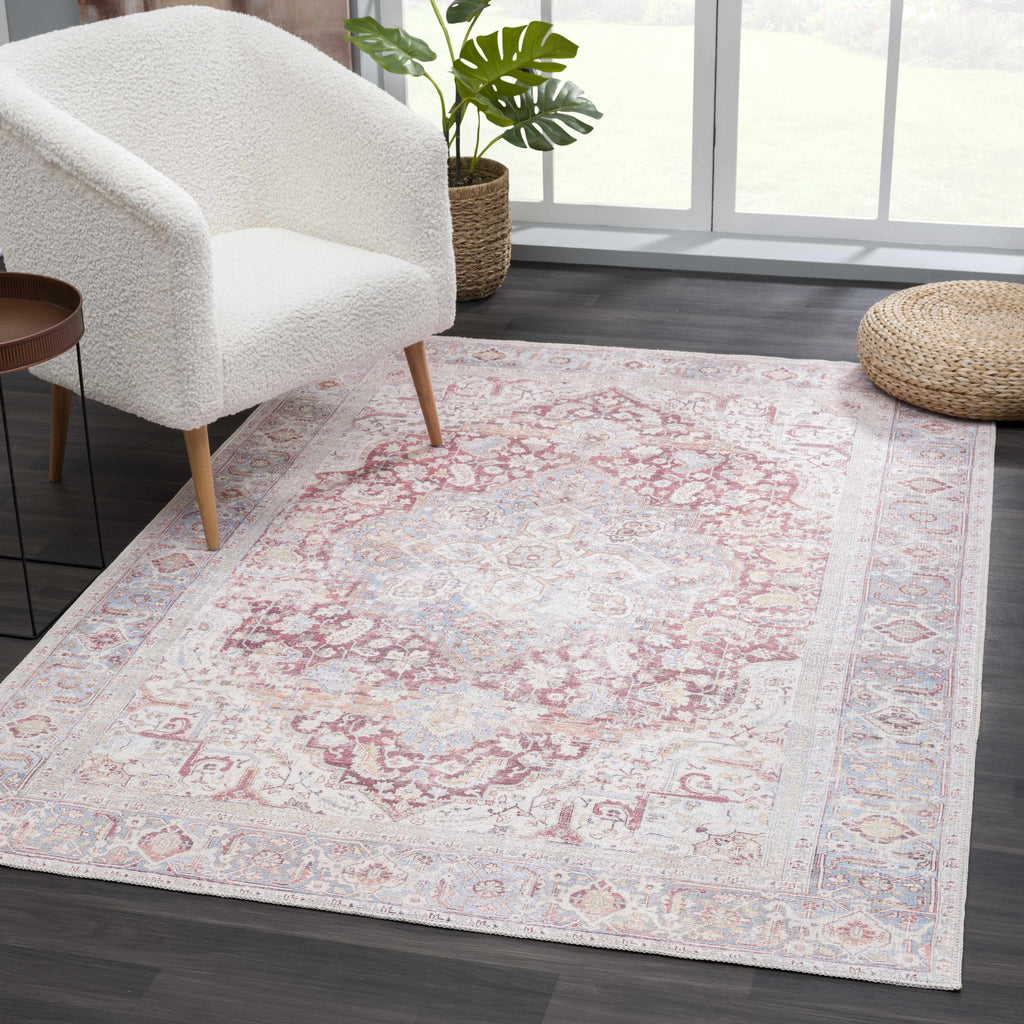 Hauteloom Leeston LEEST Cream Machine Made Polyester Rug