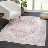 Hauteloom Leeston LEEST Cream Machine Made Polyester Rug