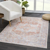 Hauteloom Maayon MAA Denim Machine Made Polyester Rug