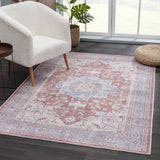 Hauteloom Bagamanoc BAGAM Denim Machine Made Polyester Rug