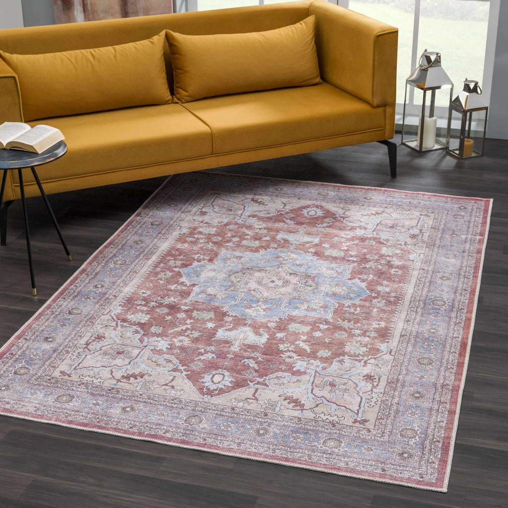 Hauteloom Bagamanoc BAGAM Denim Machine Made Polyester Rug
