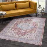 Hauteloom Bagamanoc BAGAM Denim Machine Made Polyester Rug