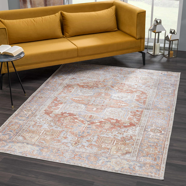 Hauteloom Maayon MAA Denim Machine Made Polyester Rug