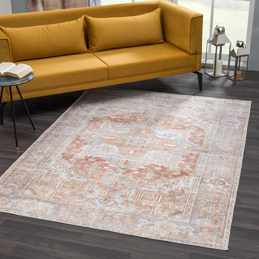 Hauteloom Maayon MAA Denim Machine Made Polyester Rug