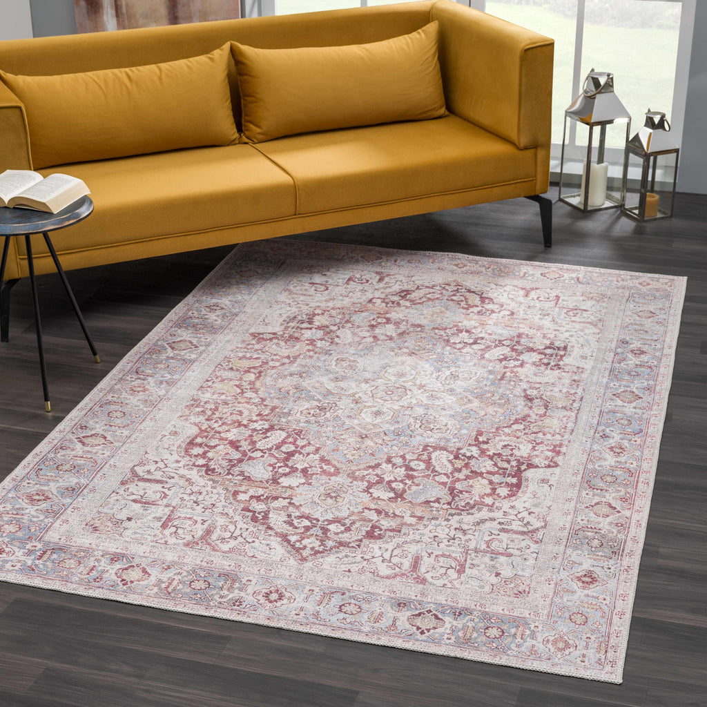 Hauteloom Leeston LEEST Cream Machine Made Polyester Rug