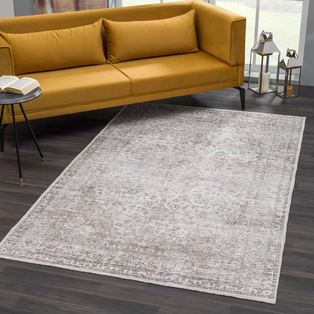 Hauteloom HOLI HOL2301 Beige Machine Made Polyester Rug