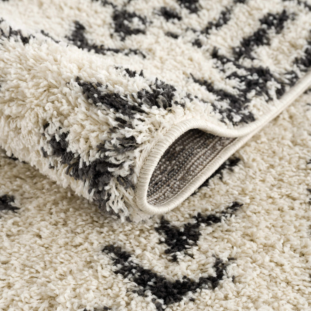 Hauteloom Hauppauge HAUP Charcoal Machine Made Polypropylene Rug