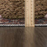 Hauteloom Neyland Washable NEYW Bright Red Machine Made Polyester Rug