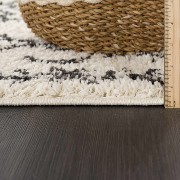 Hauteloom Godalming GOD Charcoal Machine Made Polypropylene Rug