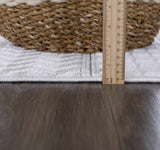 Hauteloom Limited Edition CIRA01 White Machine Made Polyester Rug