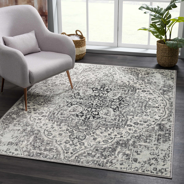 Hauteloom MARASH KMRSH4608 Off White Machine Made Polypropylene Rug