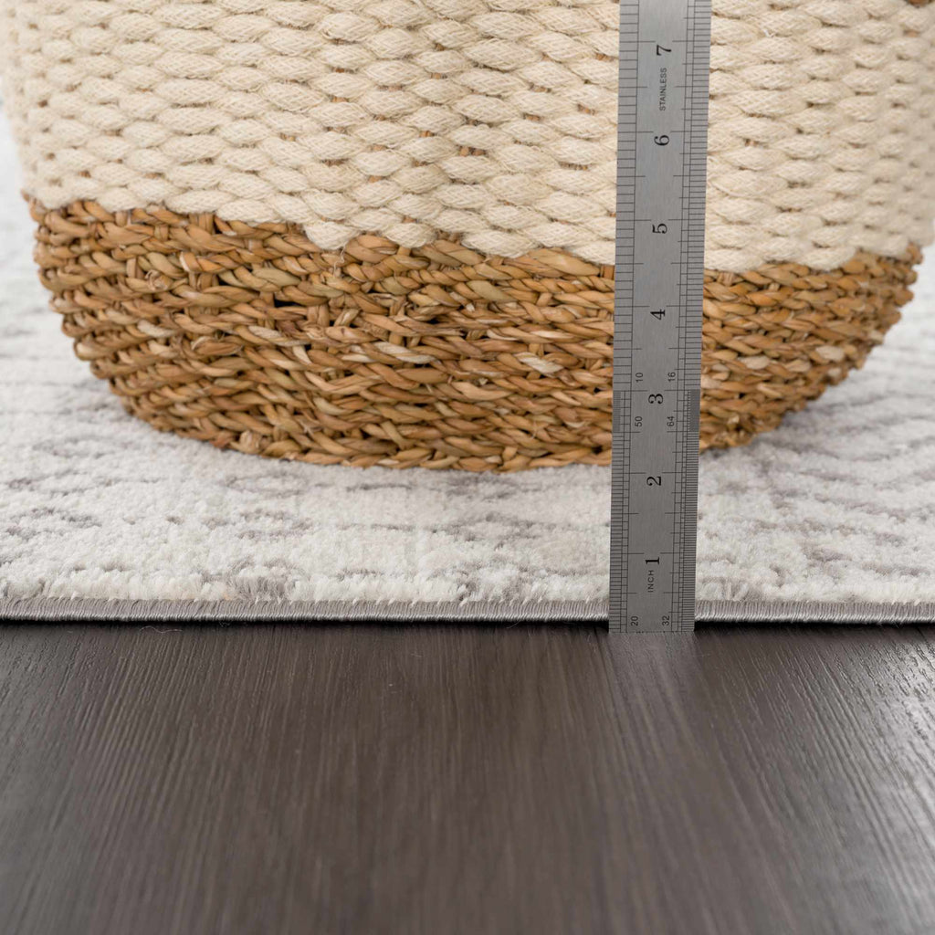 Hauteloom Harput HAR Light Gray Machine Made Polypropylene Rug