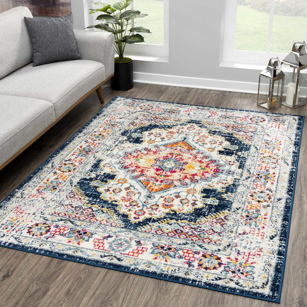Hauteloom MARASH KMRSH4603 Pink Machine Made Polypropylene Rug