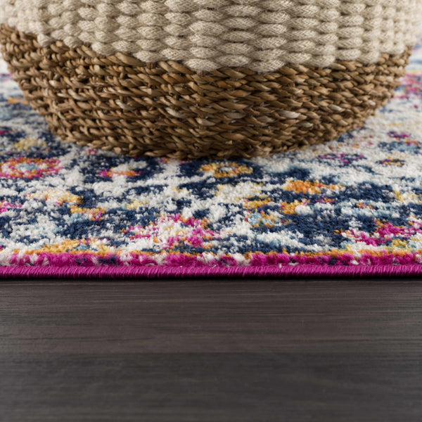 Hauteloom MARASH KMRSH4601 Navy Machine Made Polypropylene Rug