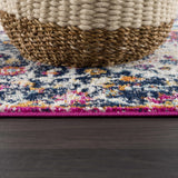Hauteloom MARASH KMRSH4601 Navy Machine Made Polypropylene Rug