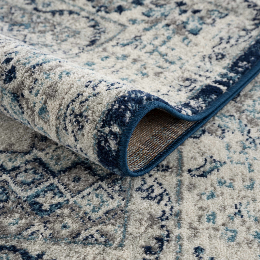 Hauteloom MARASH KMRSH4604 Gray Machine Made Polypropylene Rug