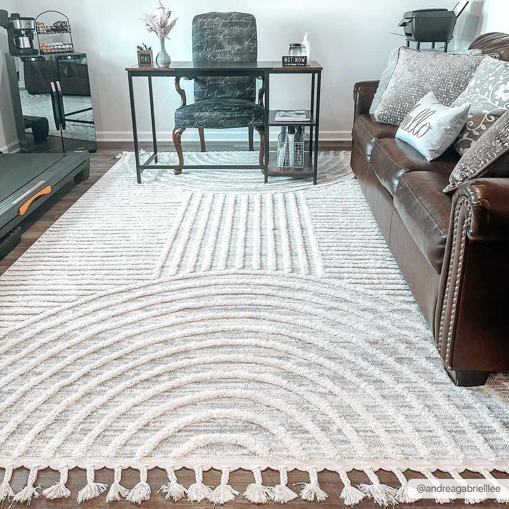 Hauteloom Dauin DAUIN Cream Machine Made Polypropylene Rug