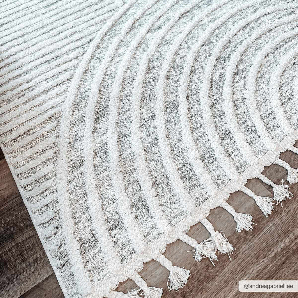 Hauteloom Dauin DAUIN Cream Machine Made Polypropylene Rug