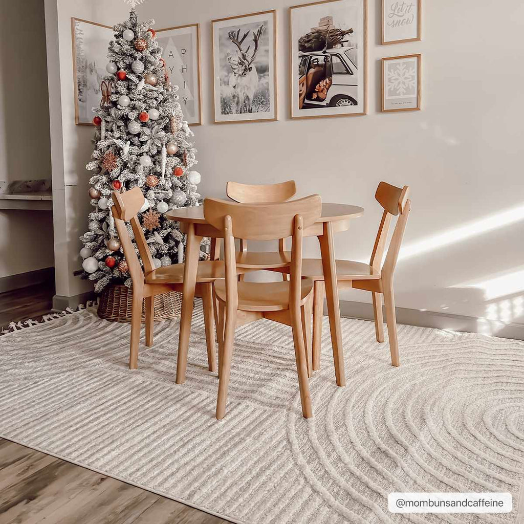 Hauteloom Dauin DAUIN Cream Machine Made Polypropylene Rug