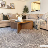 Hauteloom Greenpoint GRNPN Beige Machine Made Chenille-Polyester Rug