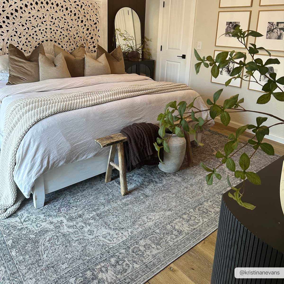 Hauteloom Greenpoint GRNPN Beige Machine Made Chenille-Polyester Rug