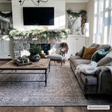 Hauteloom Greenpoint GRNPN Beige Machine Made Chenille-Polyester Rug