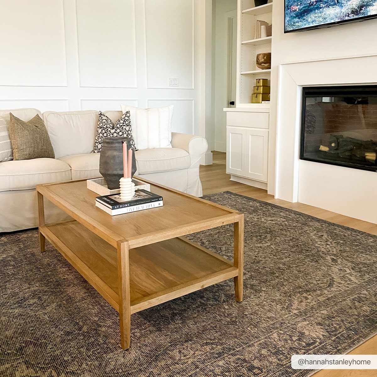 Hauteloom Greenpoint GRNPN Beige Machine Made Chenille-Polyester Rug