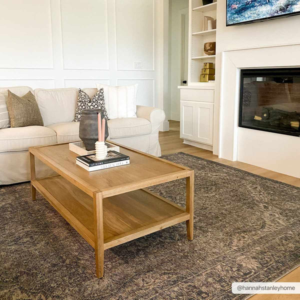 Hauteloom Greenpoint GRNPN Beige Machine Made Chenille-Polyester Rug