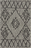 Hauteloom Marwood MARW Black Machine Made Polypropylene Rug
