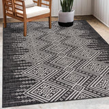Hauteloom Frankville FRNKV Black Machine Made Polypropylene Rug