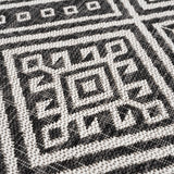 Hauteloom Frankville FRNKV Black Machine Made Polypropylene Rug