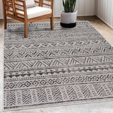 Hauteloom Catrine CATRI Black Machine Made Polypropylene Rug