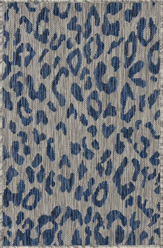Hauteloom Skipsea SKIPS Navy Machine Made Polypropylene Rug