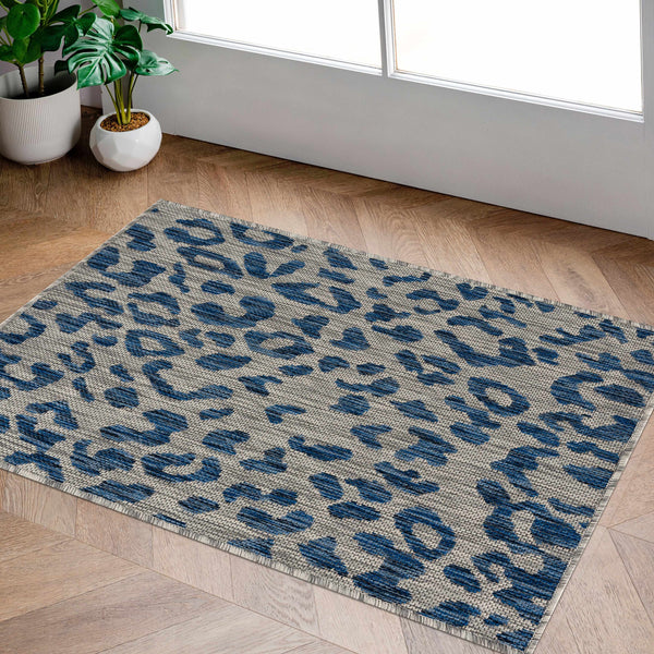 Hauteloom Skipsea SKIPS Navy Machine Made Polypropylene Rug