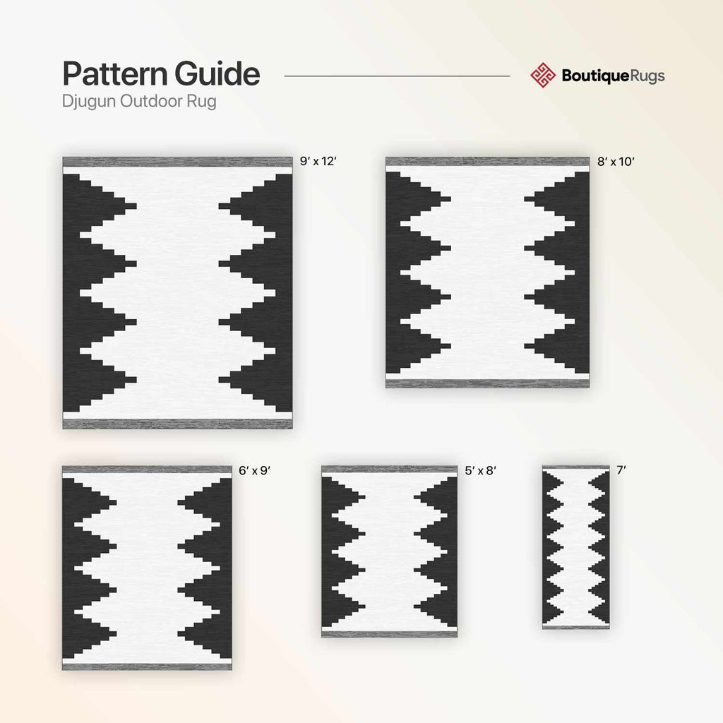 Hauteloom Djugun DJU Black Machine Made Polypropylene Rug