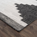 Hauteloom Djugun DJU Black Machine Made Polypropylene Rug