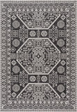 Hauteloom Kingscliff KNGRA Black Machine Made Polypropylene Rug