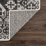 Hauteloom Kingscliff KNGRA Black Machine Made Polypropylene Rug