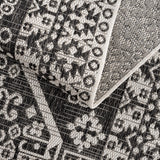 Hauteloom Kingscliff KNGRA Black Machine Made Polypropylene Rug