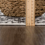 Hauteloom Kingscliff KNGRA Black Machine Made Polypropylene Rug