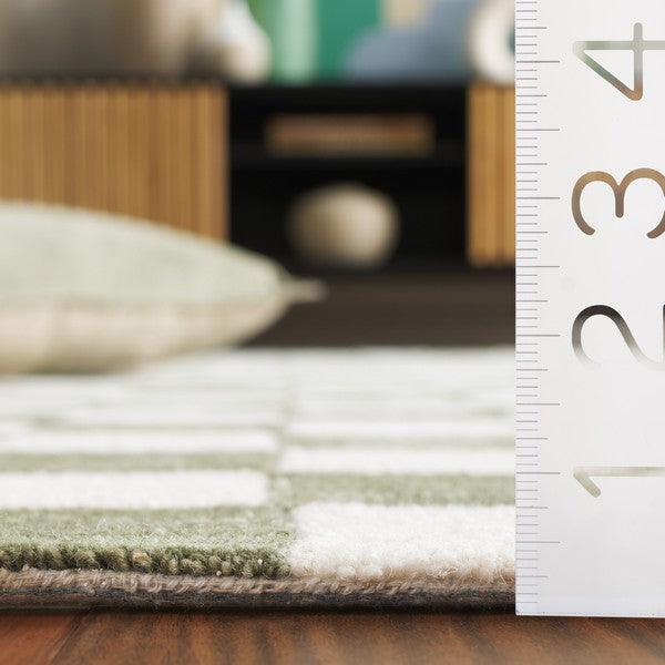 safavieh clearance ebony ebn175y green rug