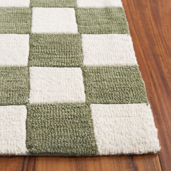 safavieh clearance ebony ebn175y green rug