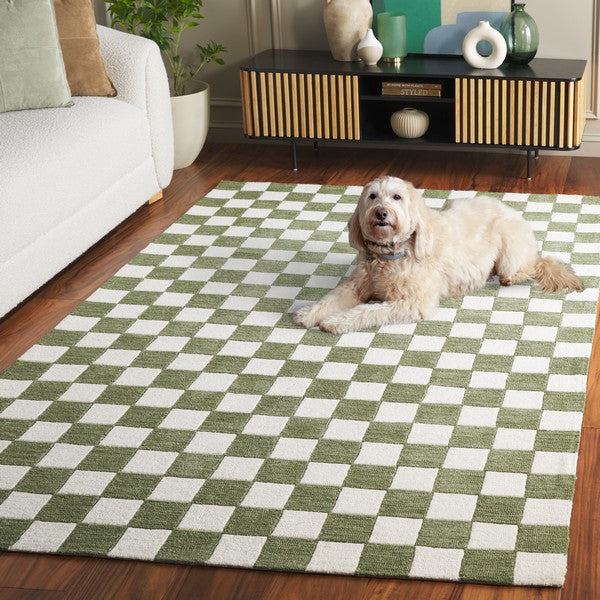 safavieh clearance ebony ebn175y green rug